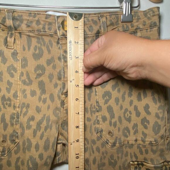 Frame Cargo Cheetah Skinny Pants Size 29 - Picture 10 of 10